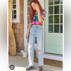 MOTHER Tunnel Vision Sneak Jeans